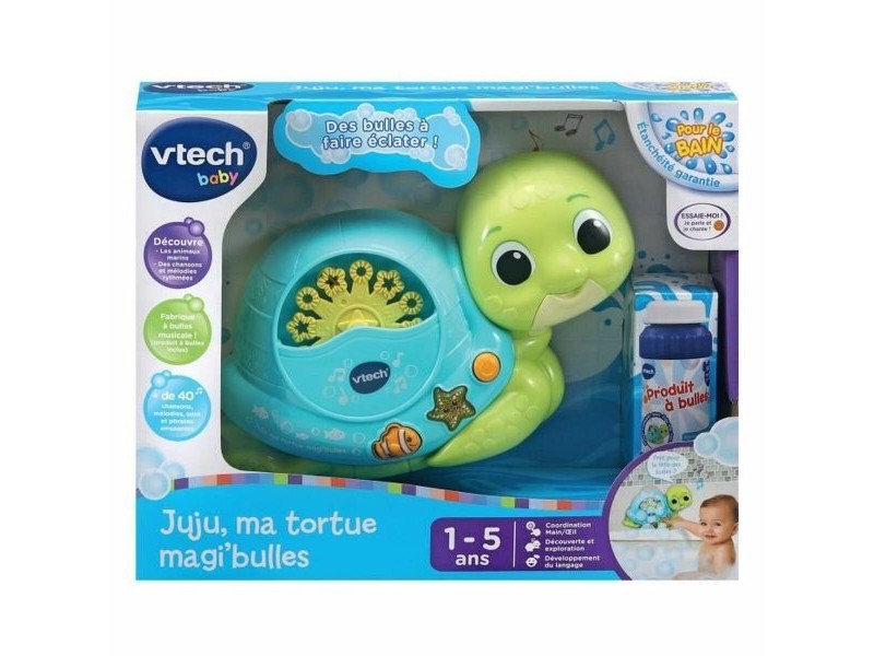 Играчка за Баня Vtech Baby Juju ma tortue magi bulles