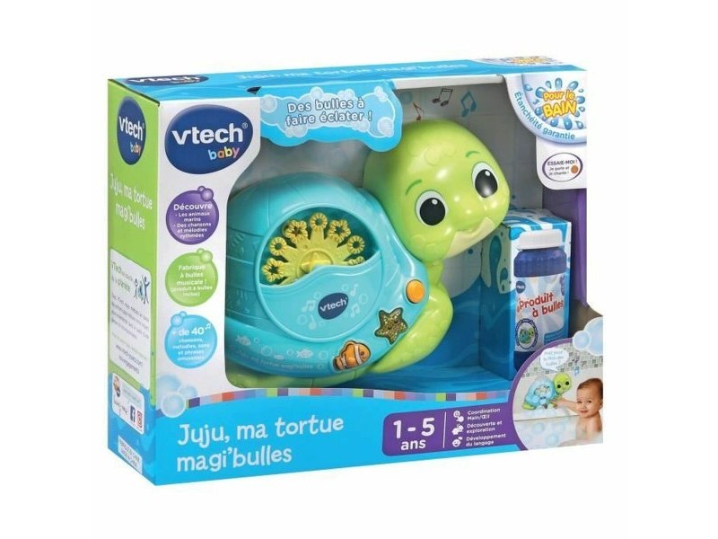 Играчка за Баня Vtech Baby Juju ma tortue magi bulles