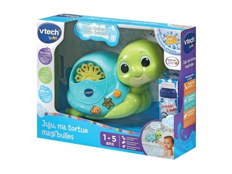 Играчка за Баня Vtech Baby Juju ma tortue magi bulles