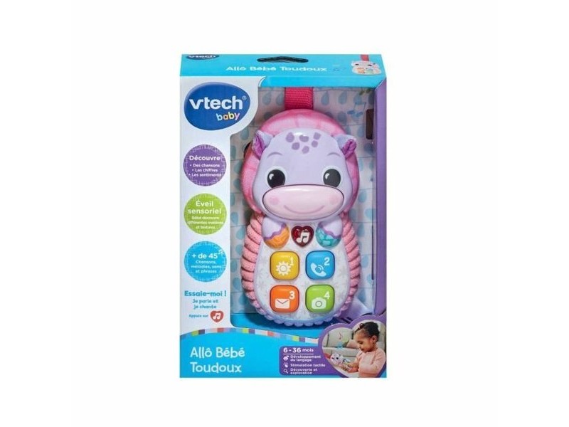 Образователна игра Vtech Baby Allô Bébé Todoux (FR) Розов