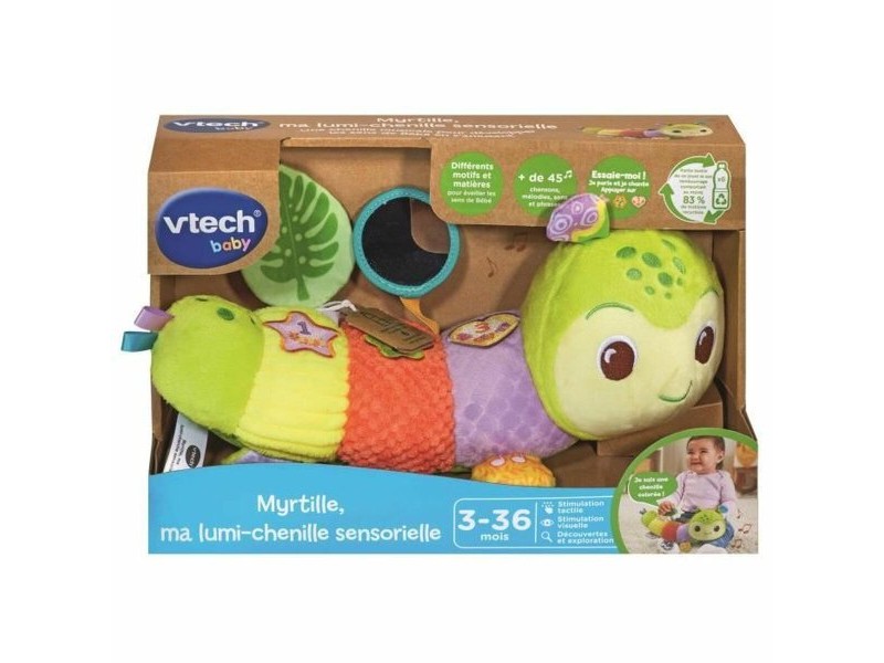 Образователна игра Vtech Baby Myrtille, ma lumi-chenille sensorielle (FR)