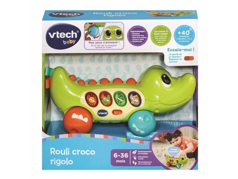 Образователна игра Vtech Baby Rouli Croco rigolo (FR)