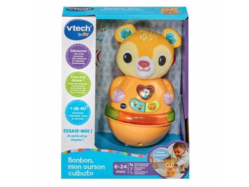 Образователна игра Vtech Baby Bonbon, mon ourson culbuto (FR)