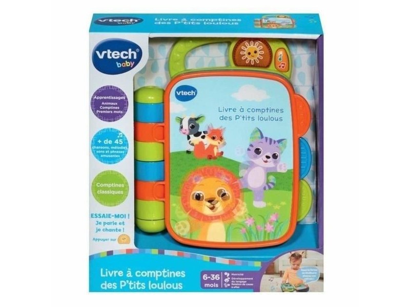 Образователна игра Vtech Baby Livre à comptines des P´tits Loulous (FR)
