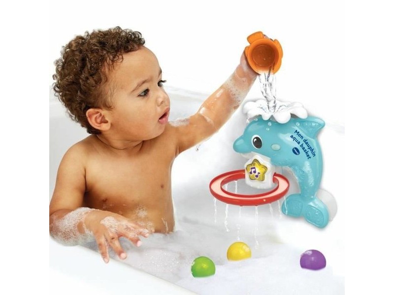 Образователна игра Vtech Baby Coffret de Bain empilo rigo l´eu (FR)