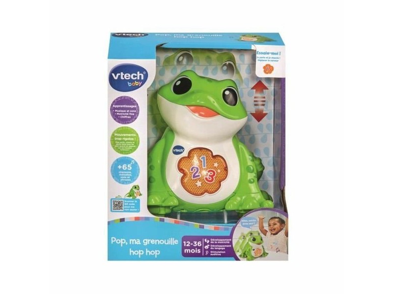 Образователна игра Vtech Baby Pop, ma grenouille hop hop (FR)