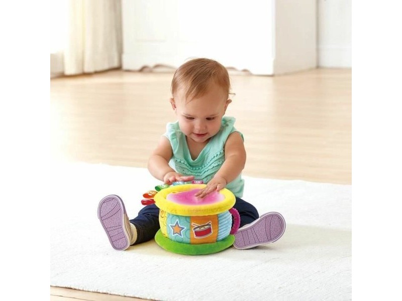 Барабан Vtech Baby Tambour Lumi Magique (FR) Пластмаса (1 Части)
