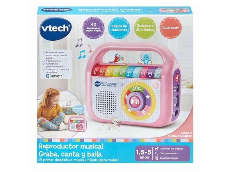 Музикална Играчка Vtech 14,8 x 17,5 x 6 cm Музикална Играчка Vtech 14,8 x 17,5 x 6 cm