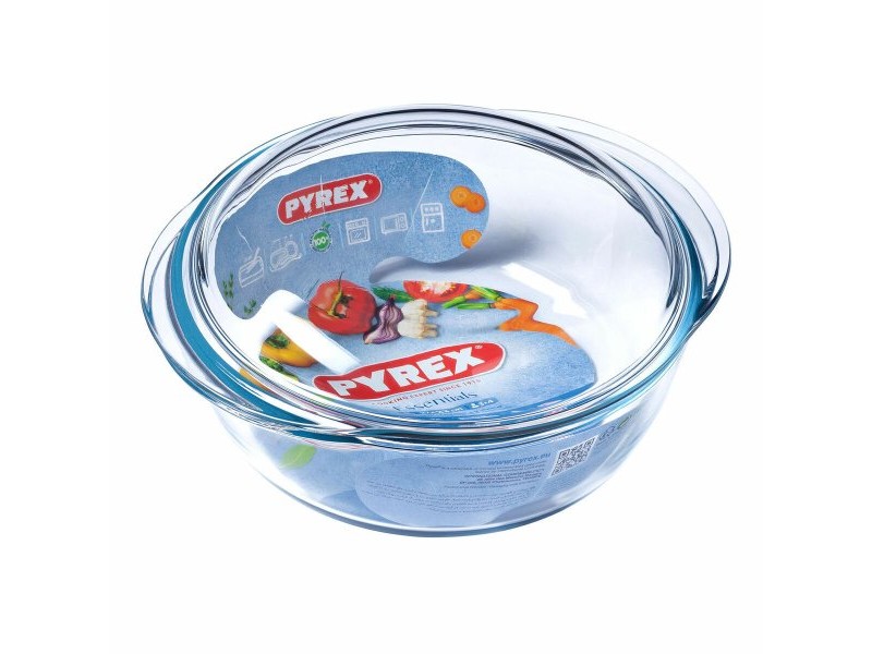 Касерола с Капак Pyrex Essentials 23 x 11 x 27 cm Прозрачен Cтъкло 32 L