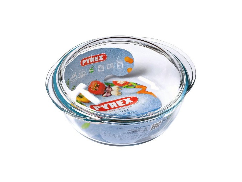 Касерола с Капак Pyrex Essentials 23 x 11 x 27 cm Прозрачен Cтъкло 32 L