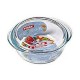 Касерола с Капак Pyrex 1,4 L 18 x 9 x 21 cm Бял Прозрачен Cтъкло