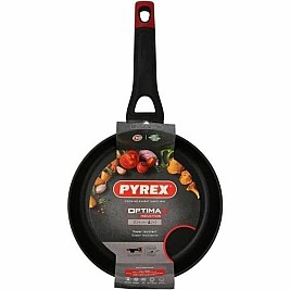 Тиган Pyrex Черен Алуминий Ø 24 cm