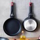 Тиган Pyrex Черен Алуминий Ø 24 cm