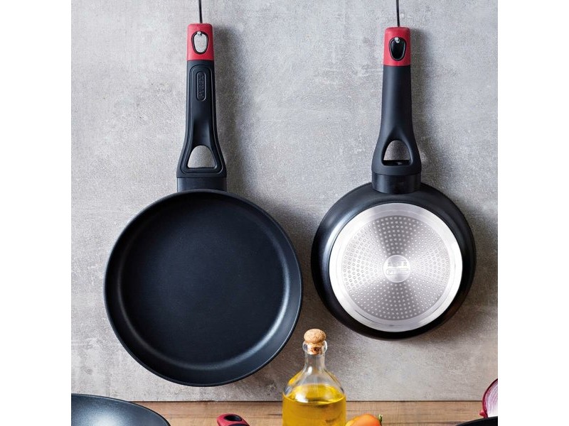 Тиган Pyrex Черен Неръждаема стомана Алуминий Ø 28 cm
