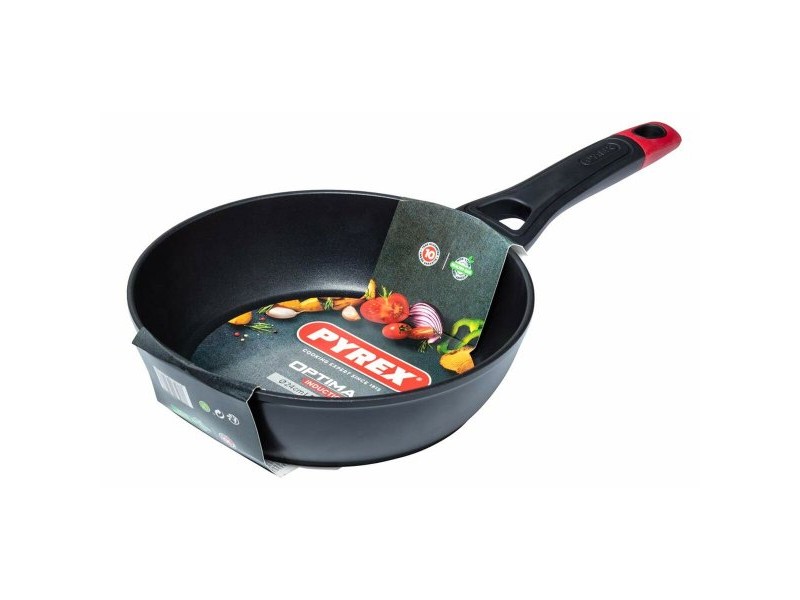 Тиган Pyrex Черен Червен Алуминий