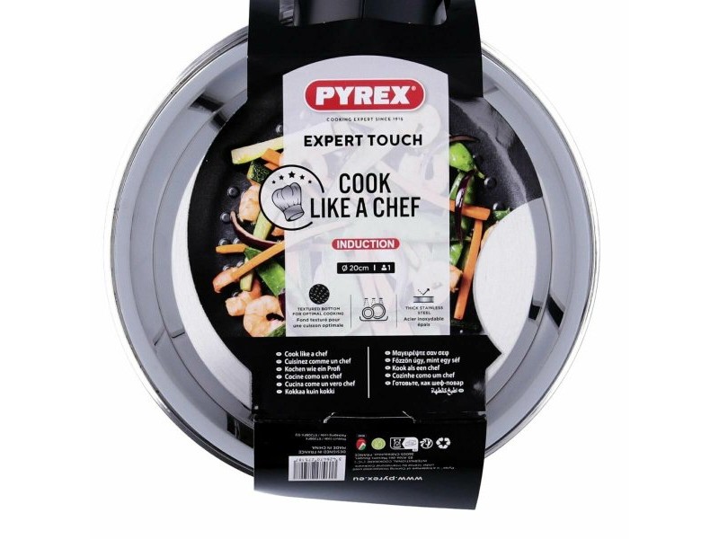 Уок Тиган Pyrex Черен Алуминий