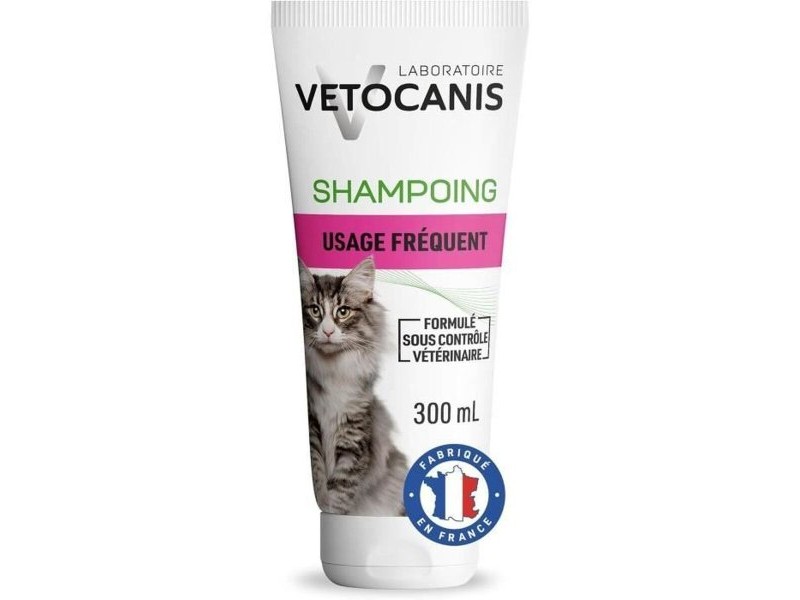 Шампоан за домашни любимци Vetocanis Пяна Цветен 300 ml Шампоан за домашни любимци Vetocanis Пяна Цветен 300 ml