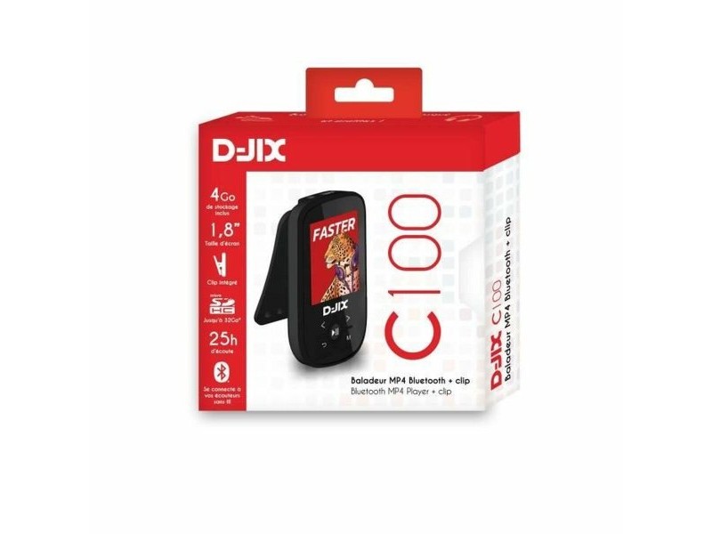 MP4 плейър Logicom C100 4 GB Bluetooth Черен