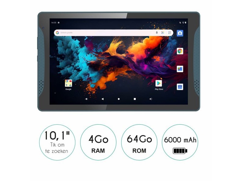 Таблет Logicom Stand Pro 2 10,1'' Quad Core 4 GB RAM 64 GB