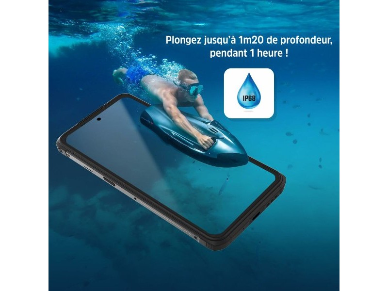 Мобилен телефон за по-възрастни хора Energizer H67GEU Octa Core 4 GB RAM 128 GB Черен 6,78