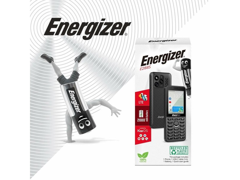 Мобилен телефон за по-възрастни хора Energizer E288S Quad Core 4 GB RAM Черен