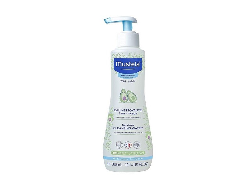 Почистваща Вода без Изплакване за Бебе Mustela Авокадо (300 ml)