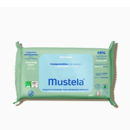 Мокри кърпички Mustela BIO MUSTELA (60 броя)