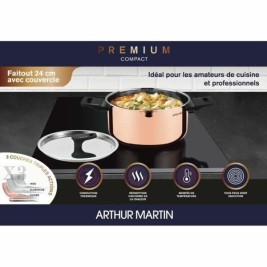 Касерола Arthur Martin AM945GT Сив Ø 24 cm 2,4 L 40 x 16 x 29 cm 2 Части