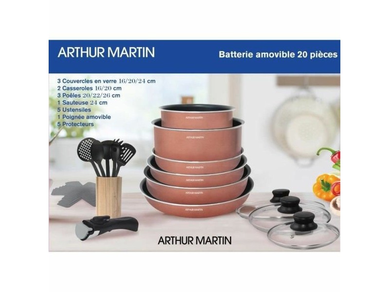 Кухненски принадлежности Arthur Martin   20 Части