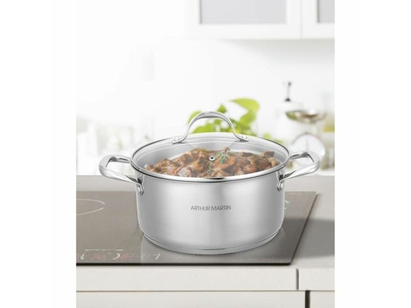 Касерола с Капак Arthur Martin AM2513 Ø 28 cm Касерола с Капак Arthur Martin AM2513 Ø 28 cm