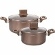 Касерола с Капак Arthur Martin Розов 4,5 L 4 Части