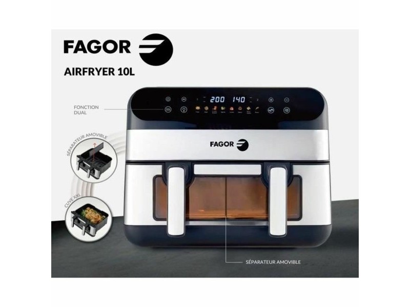 въздушен фритюрник Fagor Fgf10 2400 W 10 L