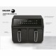 въздушен фритюрник Fagor FG2X4L Черен noir 2200 W 8 L