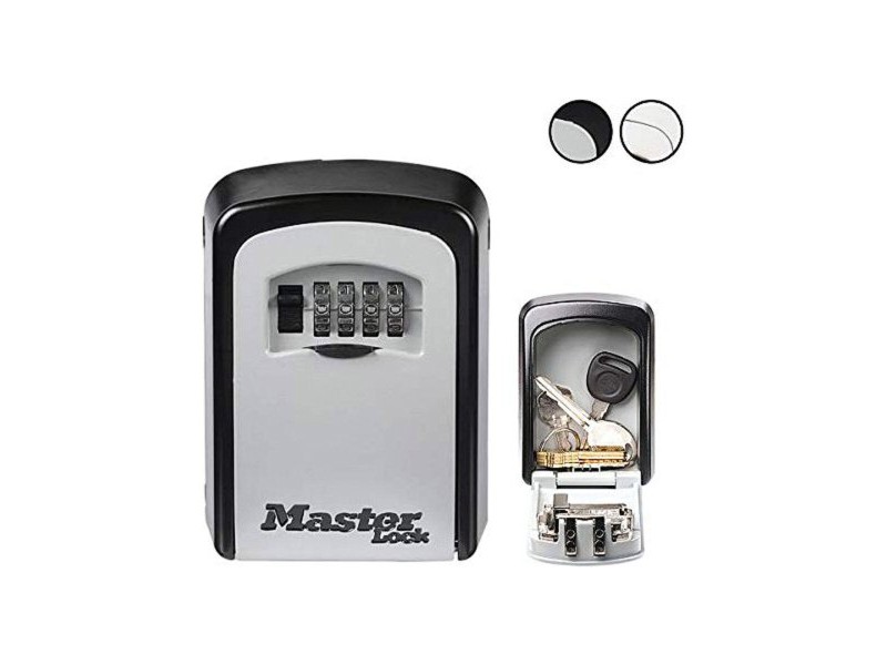 Шкаф за ключове Master Lock 5401EURD Метал Черен/Сив 8 x 3 x 12 cm