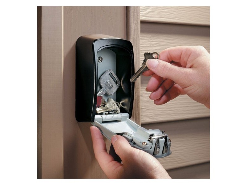 Шкаф за ключове Master Lock 5401EURD Метал Черен/Сив 8 x 3 x 12 cm