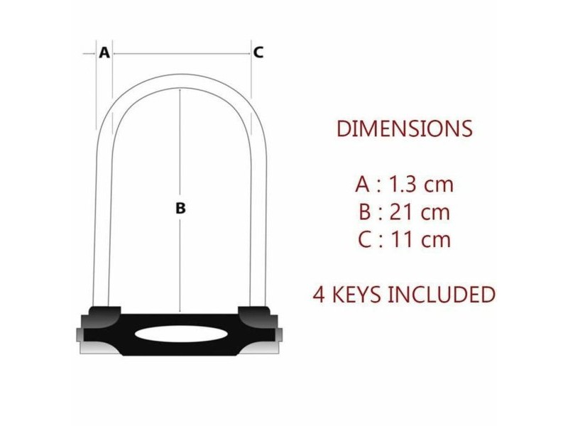 Ключалка Master Lock Червен
