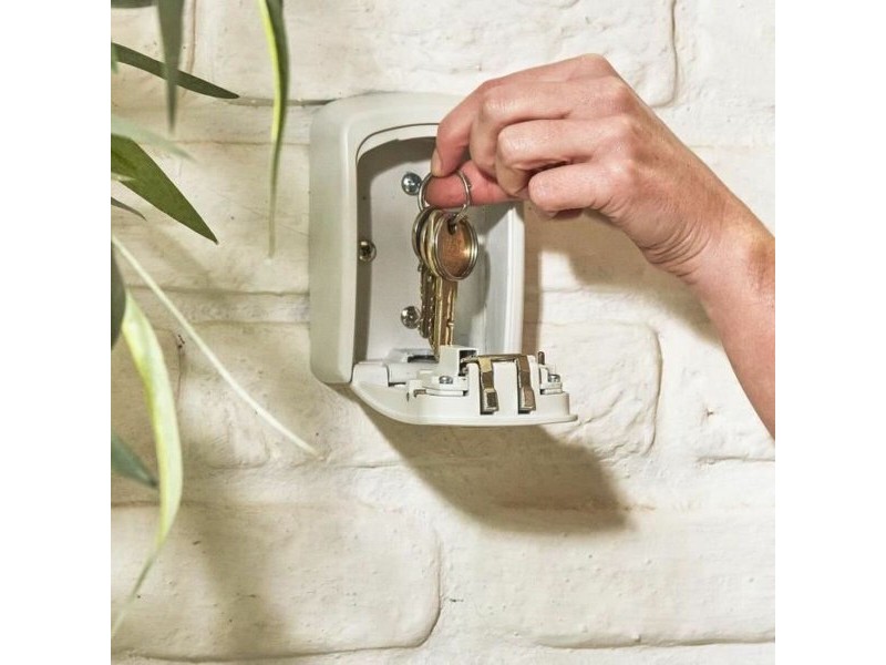 Сейф Master Lock 5401EURDCRM Ключове Бял Сив Метал Алуминий 8 x 3 x 12 cm