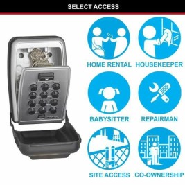 Сейф за Ключове Master Lock 5423EURD Черен Черен/Сив цинк