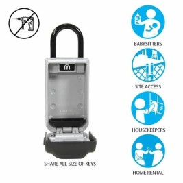 Сейф Master Lock 5424EURD Ключове Сив Метал 17,5 x 7,2 x 5,2 cm