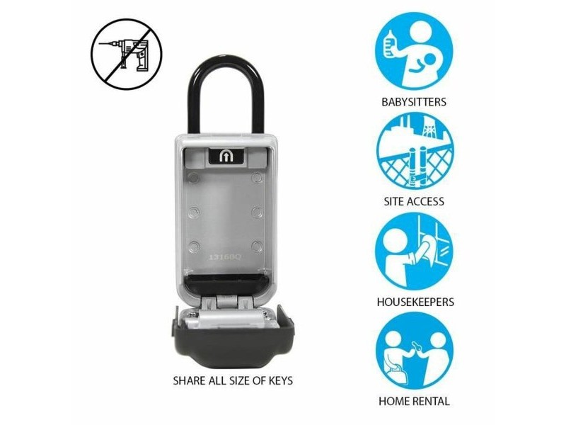 Сейф Master Lock 5424EURD Ключове Сив Метал 17,5 x 7,2 x 5,2 cm