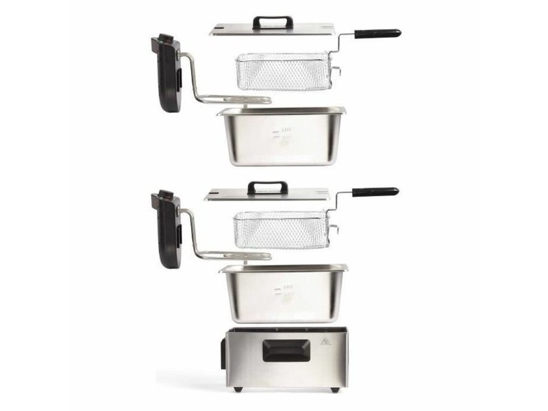 Фритюрник Livoo DOC217 3300W Сребрист 6 L