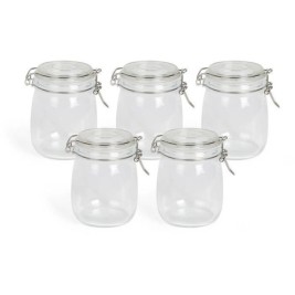 Буркани Livoo Прозрачен Боросиликатно Стъкло 750 ml 5 Части