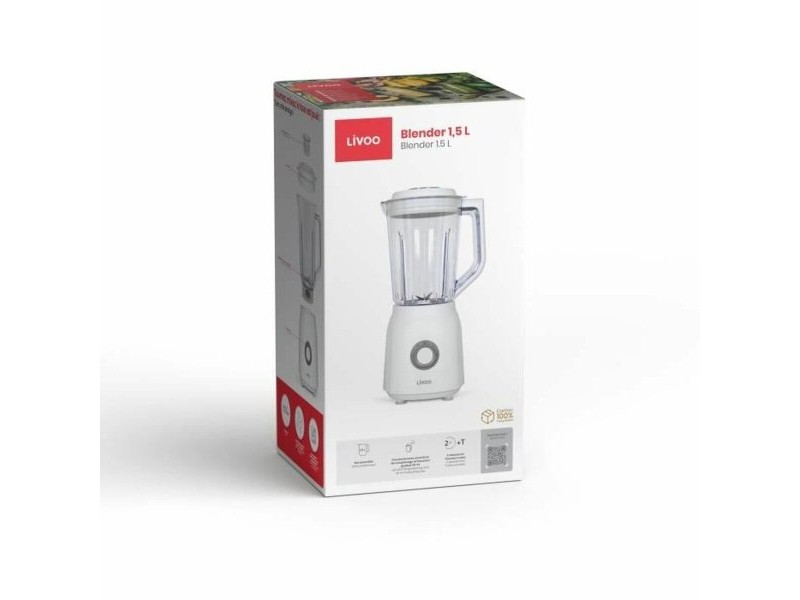 Блендер с чаша Livoo LIV1713288599839 600 W 1,5 L