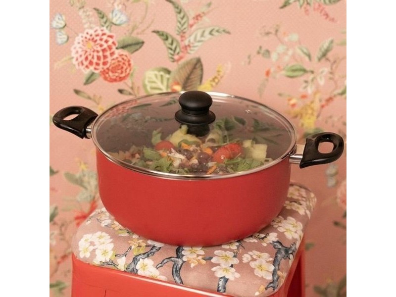Касерола Livoo Червен Ø 24 cm 4 L