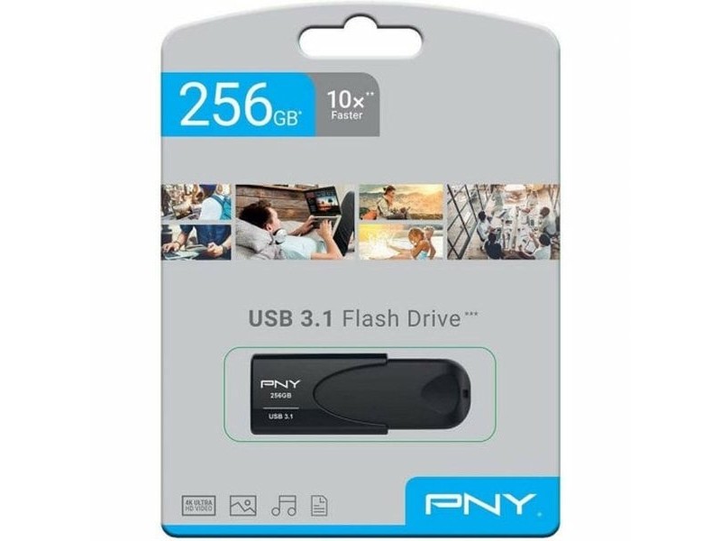 RAM памет PNY Attache 4 Черен 256 GB