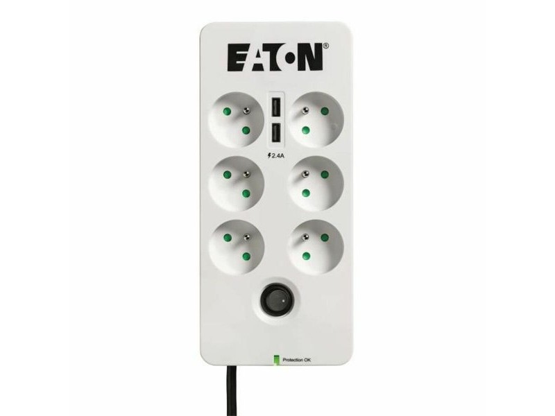 Защита от пренапрежение Eaton PB6TUF Бял