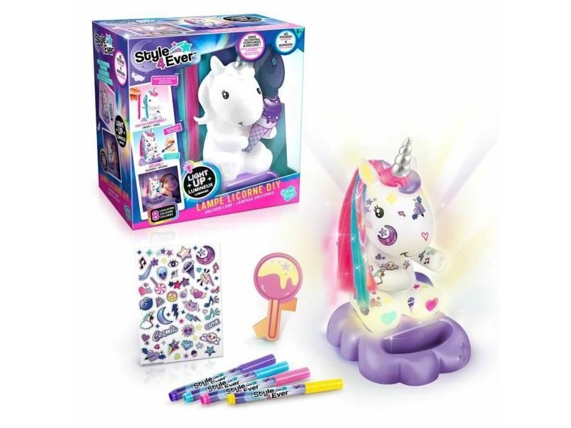 Светещ Еднорог Canal Toys Cosmic Unicorn Lamp to Decorate Collector's Editio Многоцветен