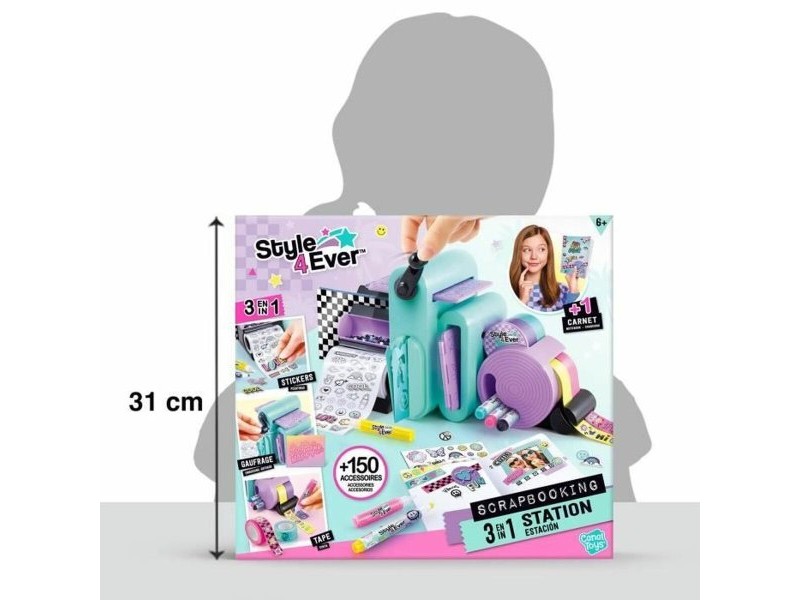 Занаятчийска игра Canal Toys Scrapbooking 34 x 8 x 31 cm