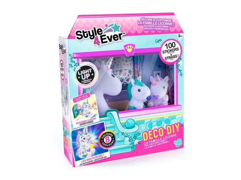 Светещ Еднорог Canal Toys Style 4 Ever Бял Многоцветен