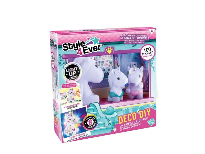 Светещ Еднорог Canal Toys Style 4 Ever Бял Многоцветен